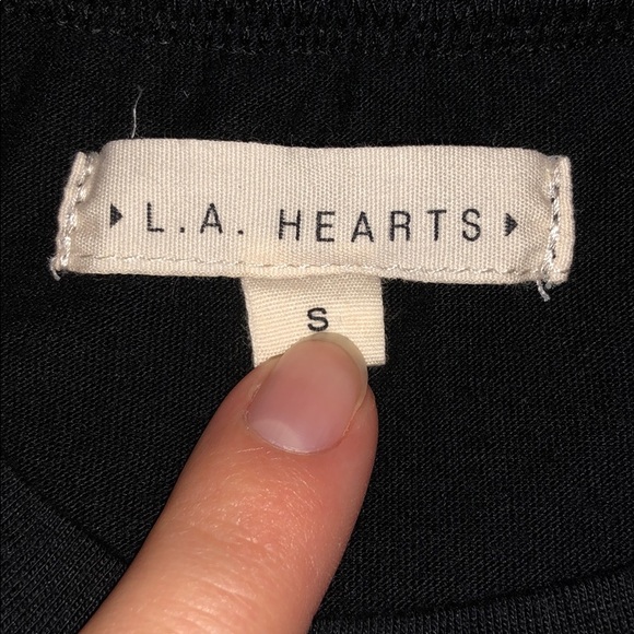 Black Crop Top - Picture 3 of 3